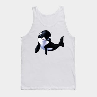 Cute Orca Drawing Tank Top